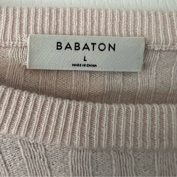 Babaton Cropped Sweater sz L - Picture 2 of 5